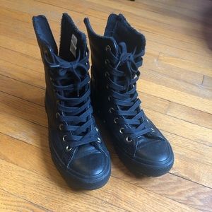 Converse Chuck Taylor All Star Leather- Faux Fur